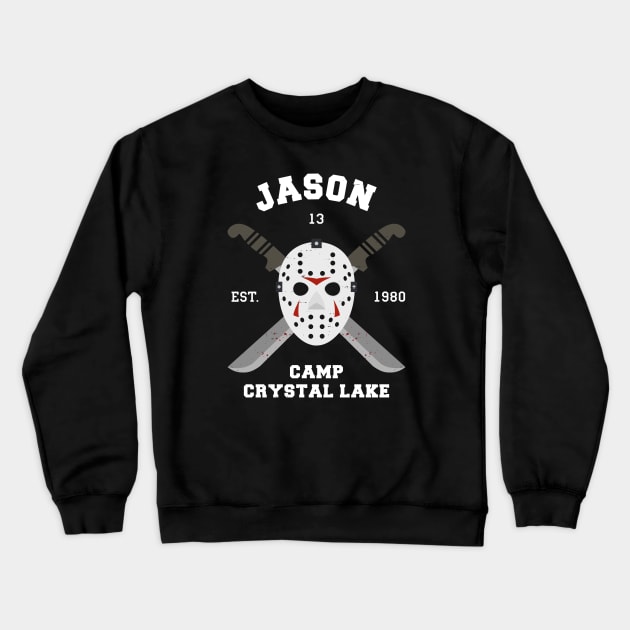 Jason Voorhees - Crystal Lake Crewneck Sweatshirt by cpt_2013